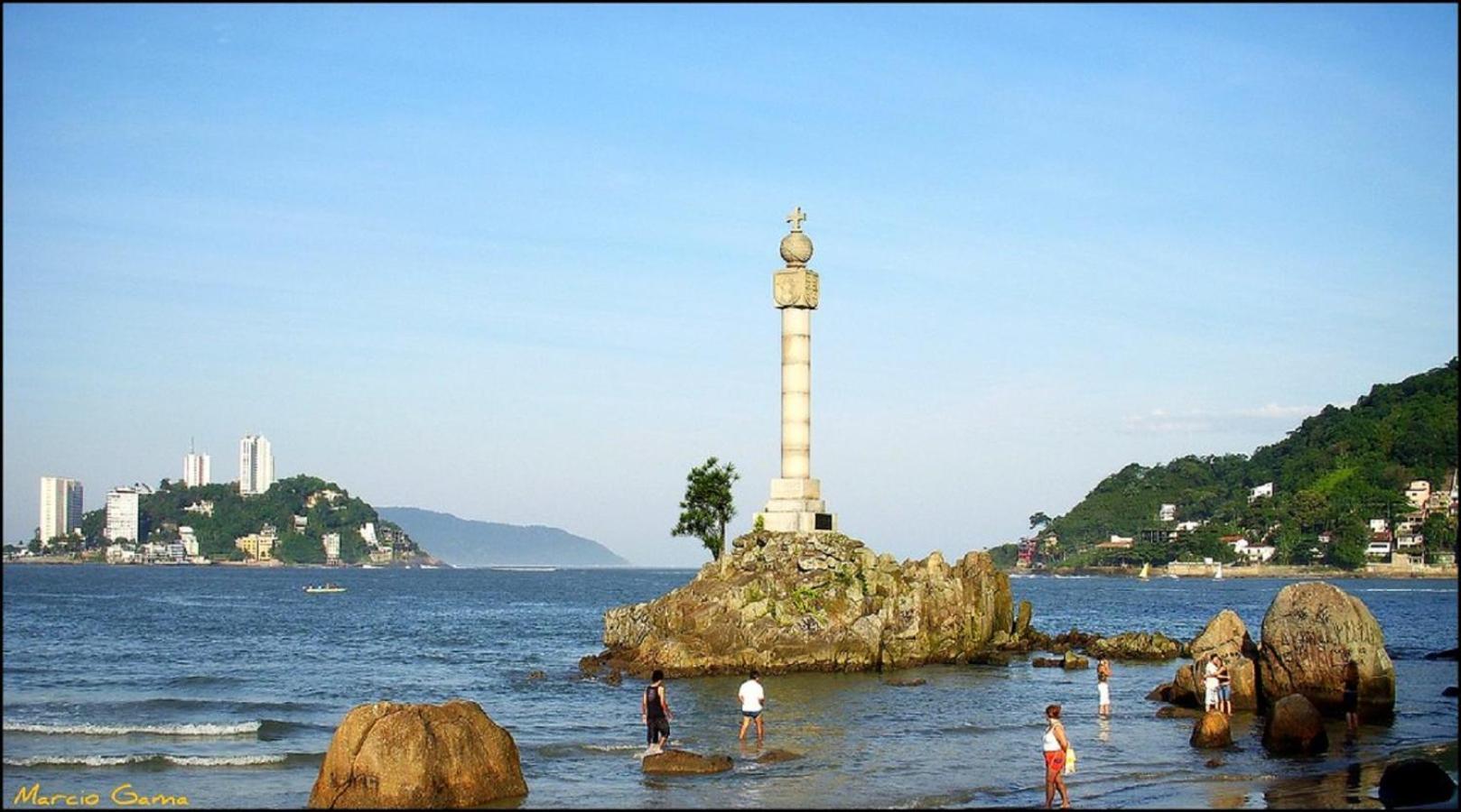 Kitinete 1514 Com Vista Para O Mar São Vicente Exteriér fotografie